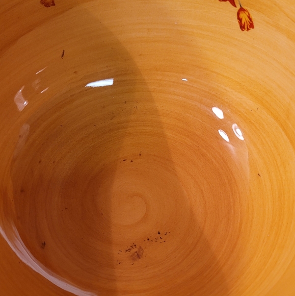 Mediteranian Ceramic Bowl, Floral Planter - Picture 4 of 6